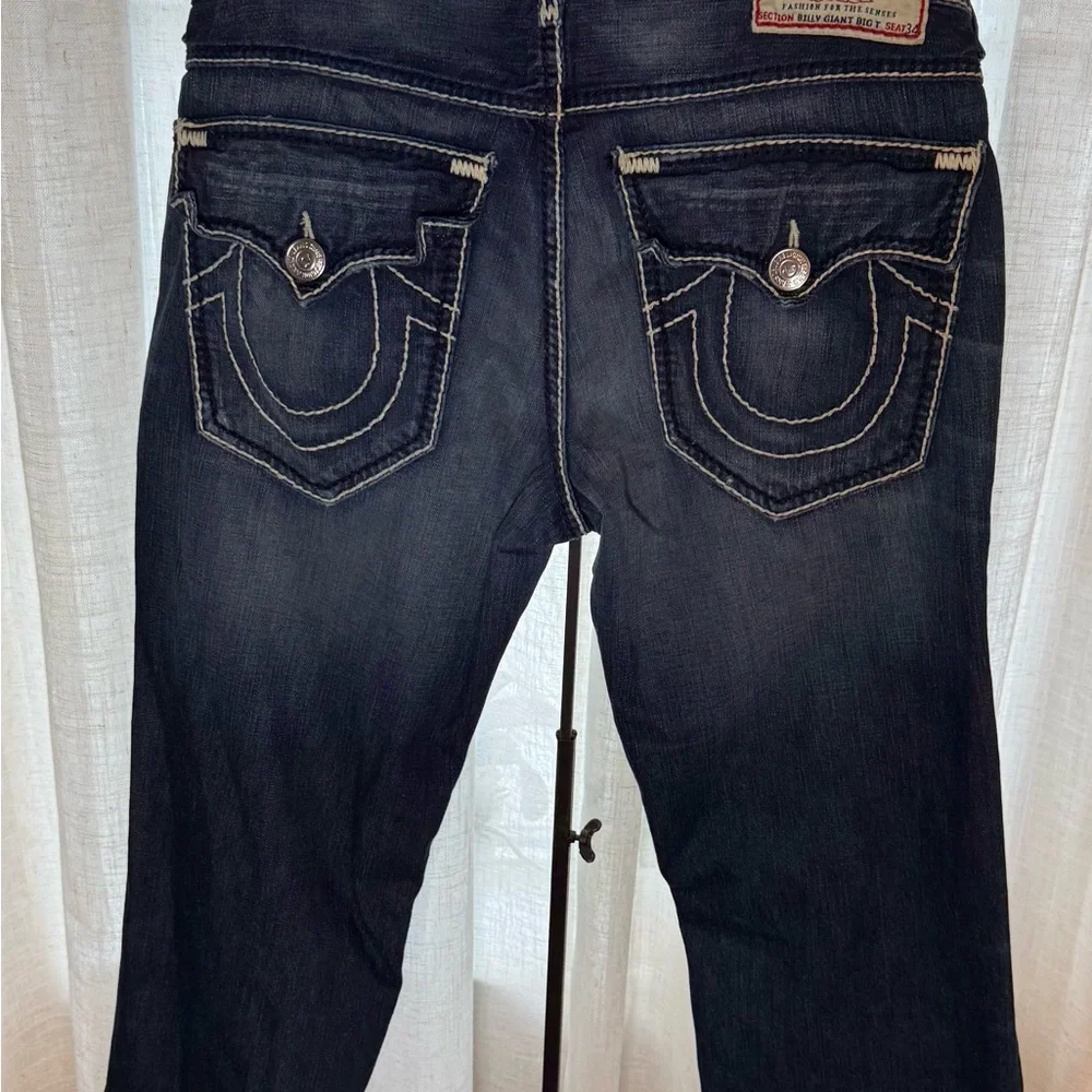 True Religion Men’s Jeans Billy Giant Big T Seat Sz 34/29